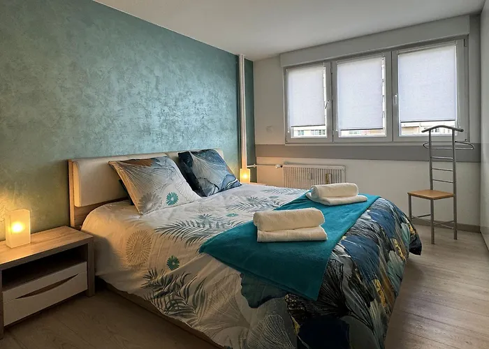 Chez Velia Grand 4 Pieces, Parking Prive Et Emplacement Ideal * Strasbourg